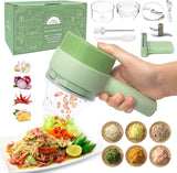 Portable Wireless Mini Chopper – Rechargeable Electric Food Cutter with Stainless Steel Blades