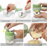 Portable Wireless Mini Chopper – Rechargeable Electric Food Cutter with Stainless Steel Blades